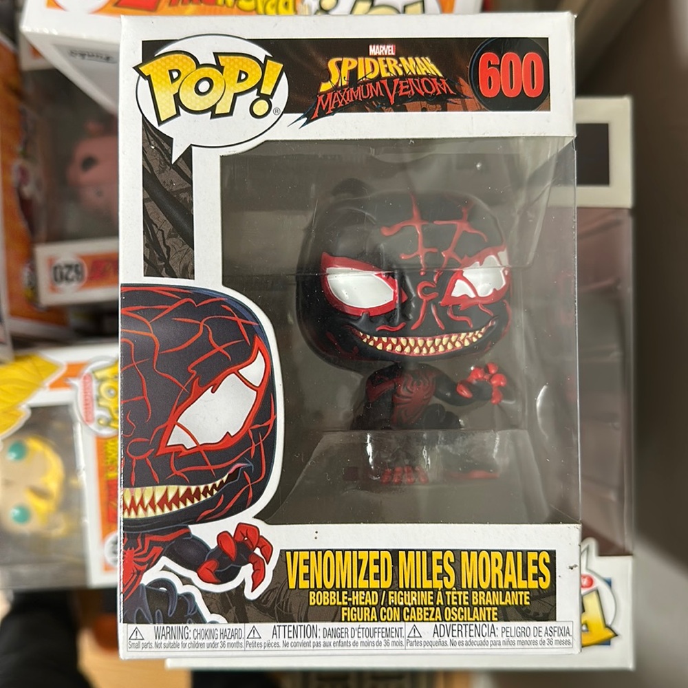 Spider-Man Maximum Venom: Venomized Miles Morales Funko Pop #600